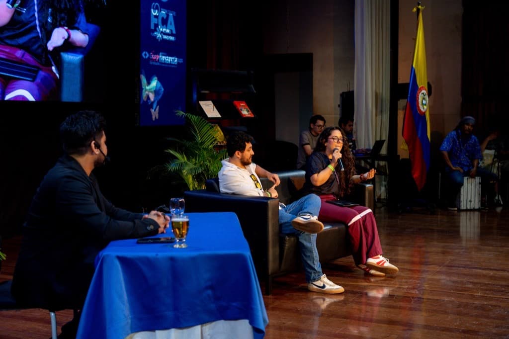 Conversación en el sofá del Show