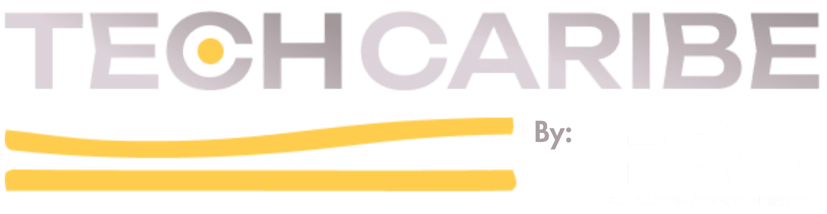 Logo TechCaribe (blanco)