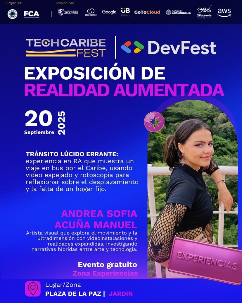 Experiencia: Exposición de realidad aumentada